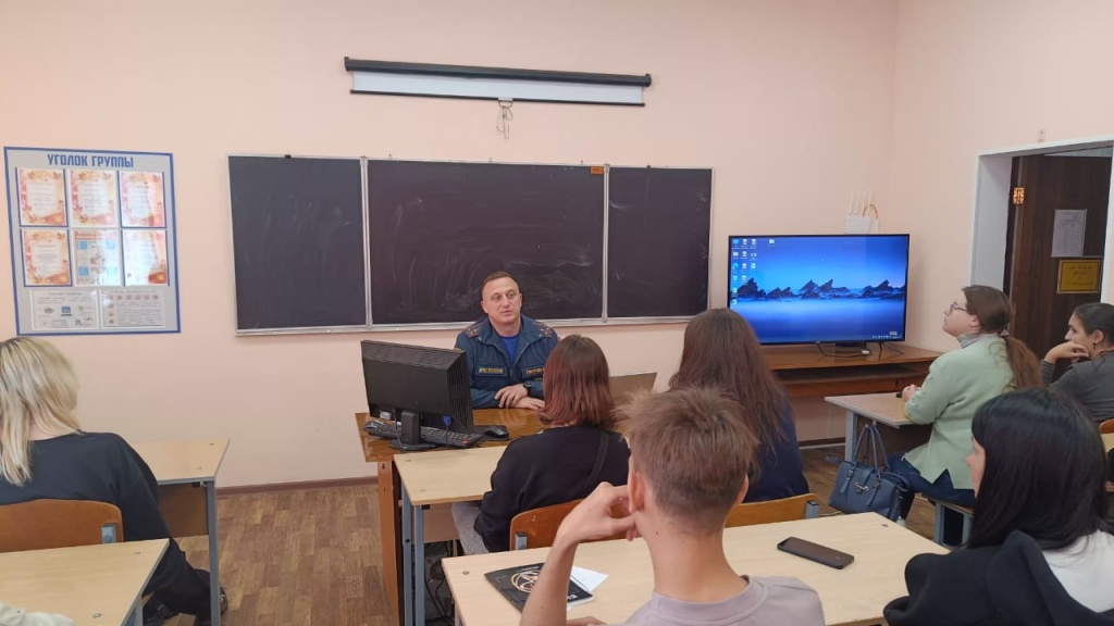 Открытый урок, приуроченный ко Дню пожарной охраны