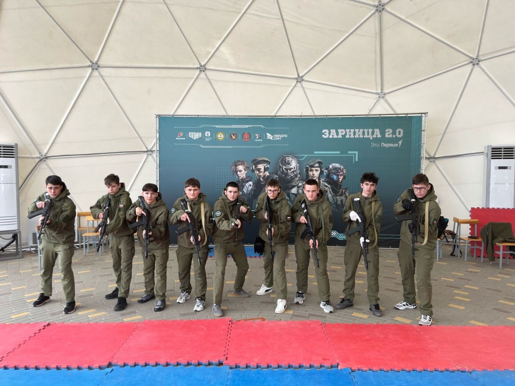 учебные сборы в лагере "Авангард"